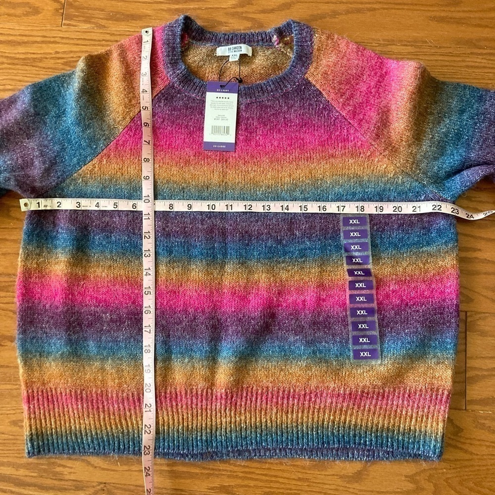 $89 NWT XXL Women Lovely Ombre BB Dakota Sweater Steve Madden - Picture 9 of 10